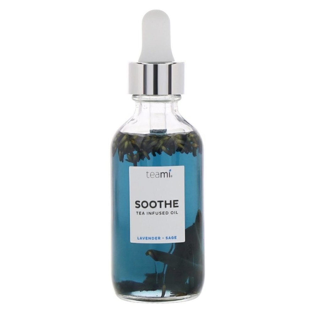 Teami BNIB Soothe Tea Infused Calming Lavender & Blue Tansy Facial Oil 2Oz
